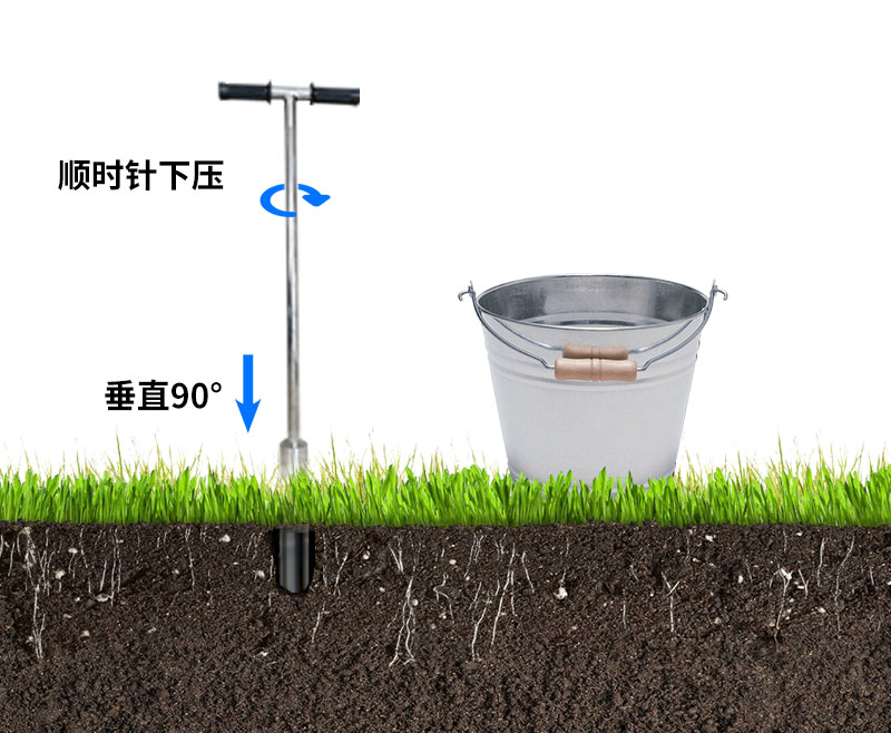 管式土壤含水率监测站 